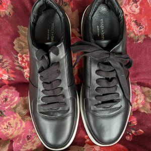 Wings + Horns Black Patent Leather Sneakers